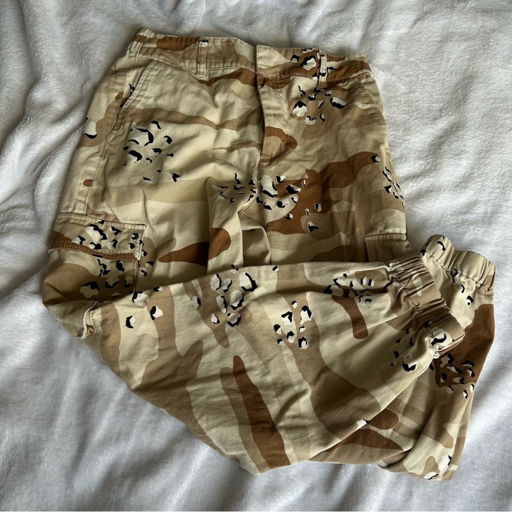Tan camo cargos